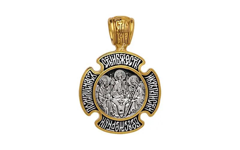 Крест нательный Троица