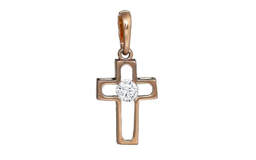 Золотий хрестик КР211 Крестик КР211