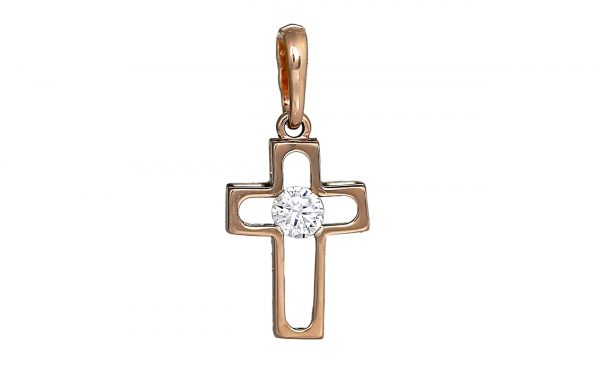 Золотий хрестик КР211 Крестик КР211