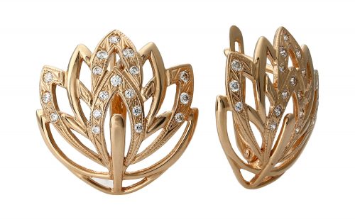 Сережки золоті СВ1038 Серьги СВ1038