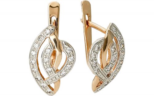 Сережки золоті СВ1161 Серьги СВ1161