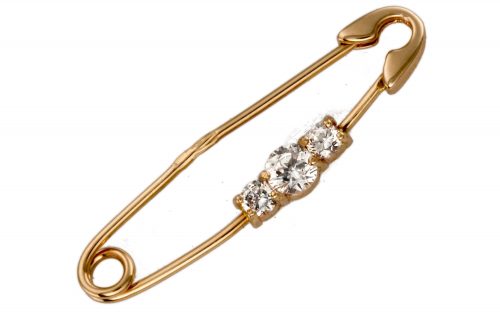 Золотая булавка БШ246