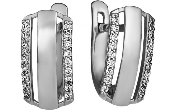 Серебряные серьги СВ1872-С Серебряные серьги СВ1872-С