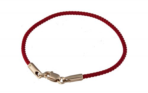 Браслет з текстилю з золотими вставками БСТ391.1 Браслет з текстилю з золотими вставками БСТ391.1