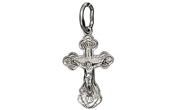 Срібний хрестик КП2-С Серебряный крестик КП2-С