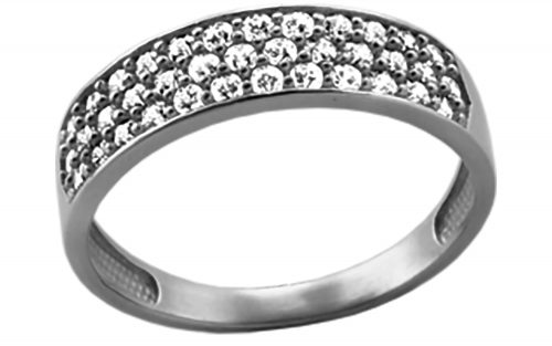 Срібна каблучка КВ1230.1-С Серебряное кольцо КВ1230.1-С