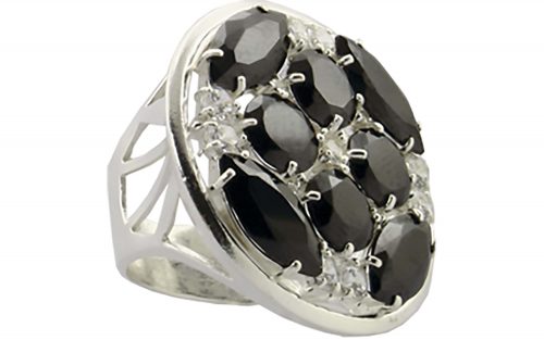 Срібна каблучка КВ1649.4-С Серебряное кольцо КВ1649.4-С