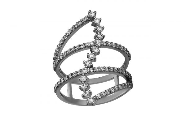 Серебряное кольцо КВ2540-С