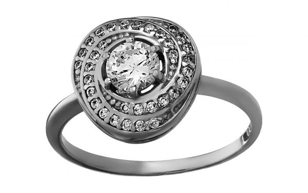 Серебряное кольцо КВ2541-С Серебряное кольцо КВ2541-С