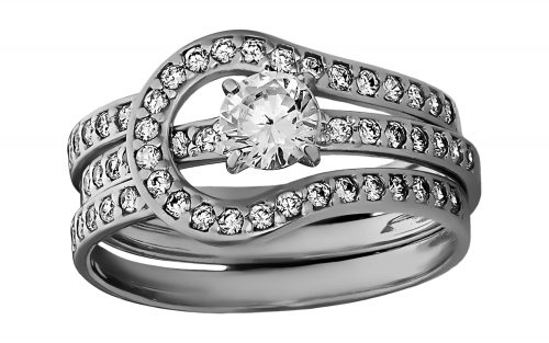 Срібна каблучка КВ2559-С