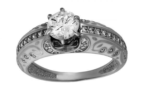 Серебряное кольцо КВ2649.14-С Серебряное кольцо КВ2649.14-С