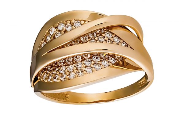 Золота каблучка КВ2817 Золотое кольцо КВ2817