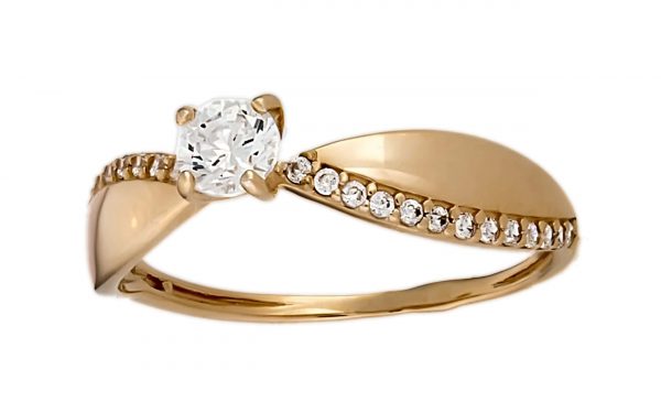 Золота каблучка КВ2821