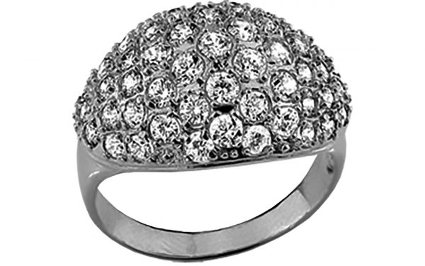 Срібна каблучка КВ686.2-С Серебряное кольцо КВ686.2-С