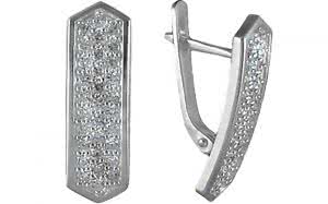 Серебряные серьги СВ1107-С