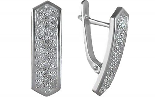 Срібні сережки СВ1107-С Серебряные серьги СВ1107-С