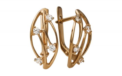 Серьги золотые СВ1418