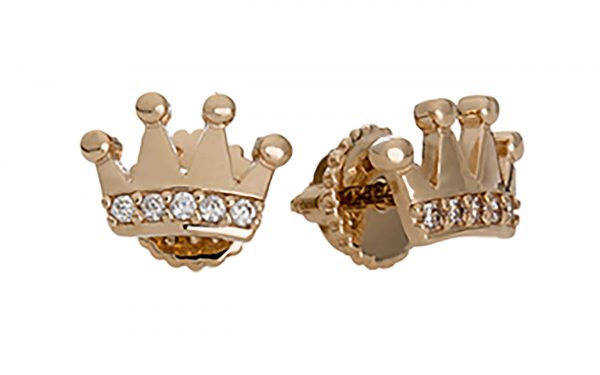 Серьги золотые с фианитами СВ1514 Серьги золотые с фианитами СВ1514