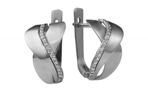 Серебряные серьги СВ1885-С Серебряные серьги СВ1885-С