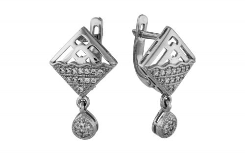 Срібні сережки СВ1930-С Срібні сережки СВ1930-С