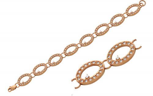 Золотий браслет БС222