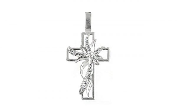 Золотой крестик КР122