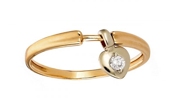 Золота каблучка КВ2835