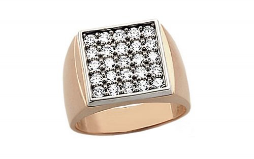 Золотая печатка ПЧ119