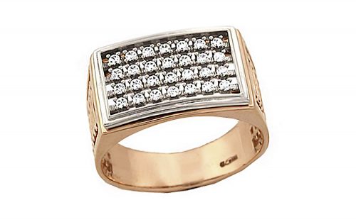 Золотая печатка ПЧ139