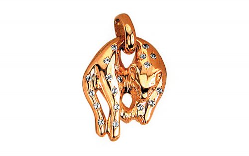 Золота підвіска ПВ097