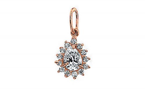 Золотая подвеска ПВ185 Золота підвіска ПВ185