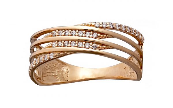 Золота каблучка КВ2756