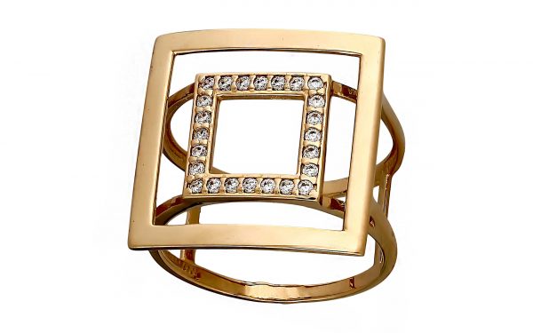 Золотое кольцо КВ2831 Золота каблучка КВ2831