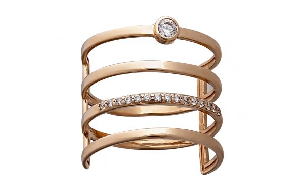 Золота каблучка КВ2849