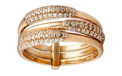 Золота каблучка КВ2853