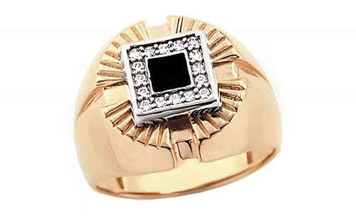 Золотая печатка ПЧ127