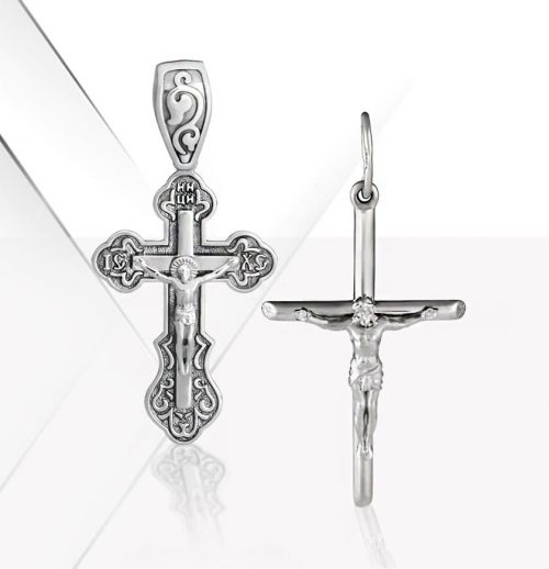 Хрестики срібні