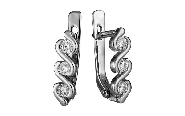 Серебряные серьги СВ2006-С Срібні сережки СВ2006-С