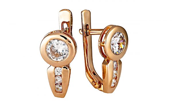 Серьги золотые СВ2009 Золоті сережки СВ2009