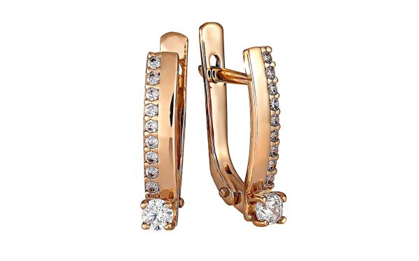 Сережки золотые СВ2011 Золоті сережки СВ2011