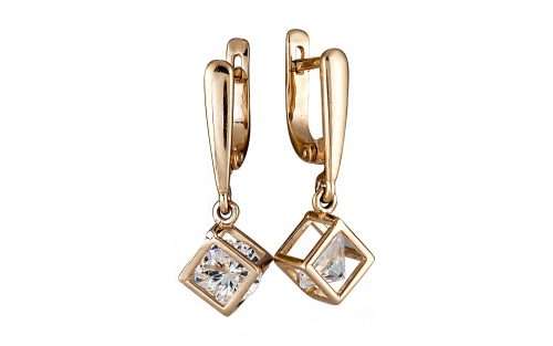 Сережки золотые СВ2015 Золоті сережки СВ2015