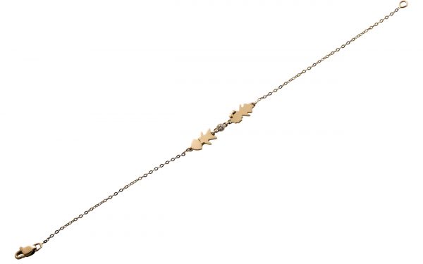 Золотий браслет БС341