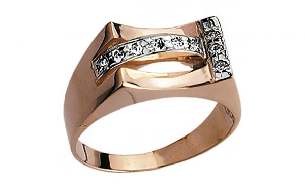 Золотая печатка ПЧ039 Золотая печатка ПЧ039