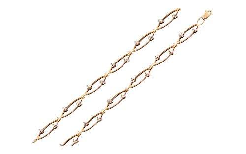 Золотий браслет БС275 Золотой браслет БС275