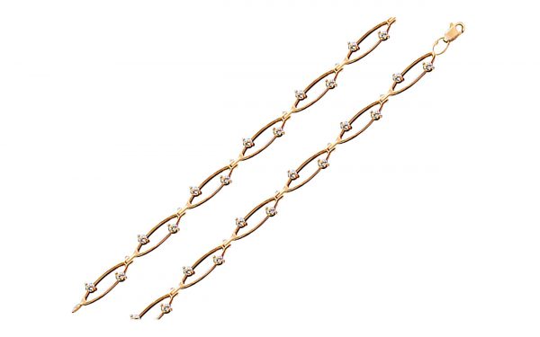 Золотой браслет БС275