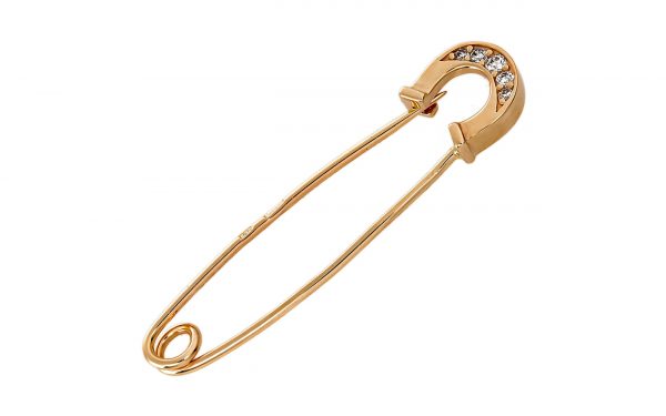 Золота шпилька БШ243 Золотая заколка БШ243