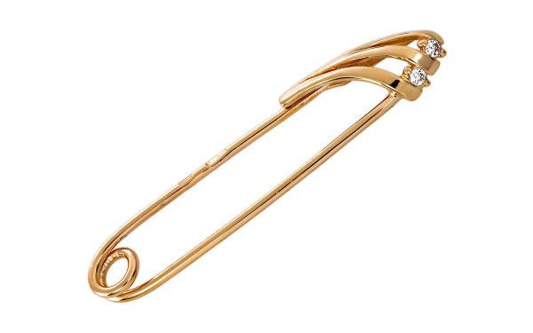 Золотая заколка БШ244