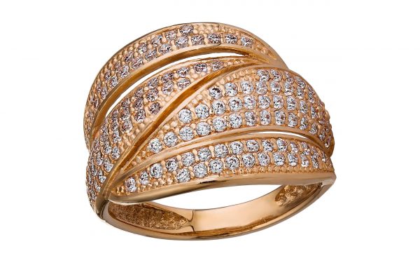 Золота каблучка КВ2319 Золотое кольцо КВ2319