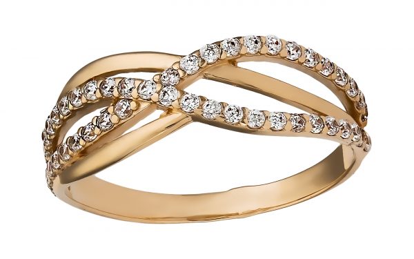 Золота каблучка КВ2359 Золотое кольцо КВ2359