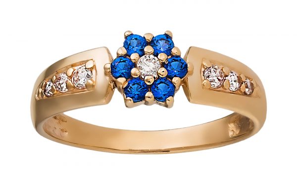 Золота каблучка КВ2401.1 Золотое кольцо КВ2401.1